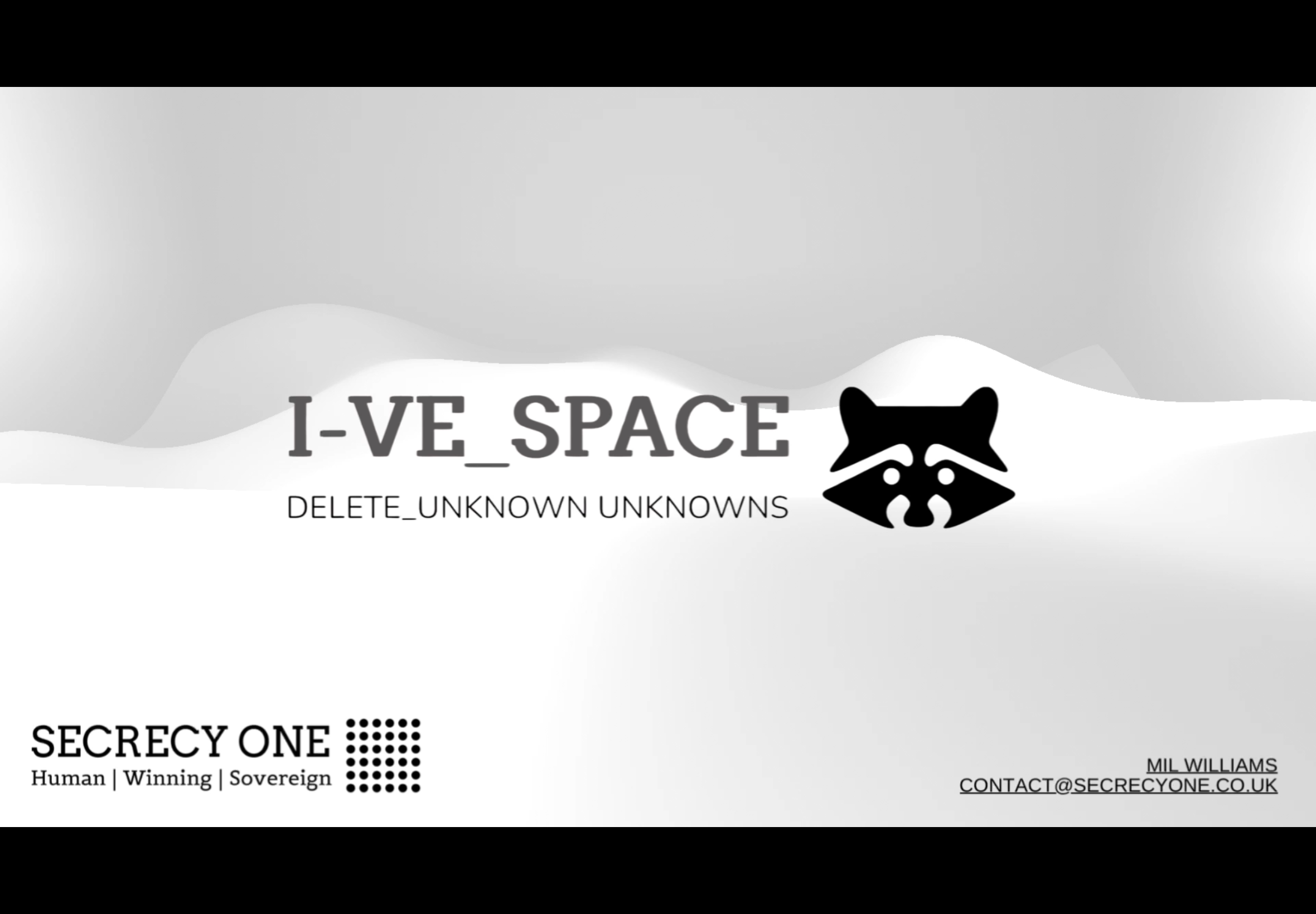 : i-ve_space : delete_unknown unknowns